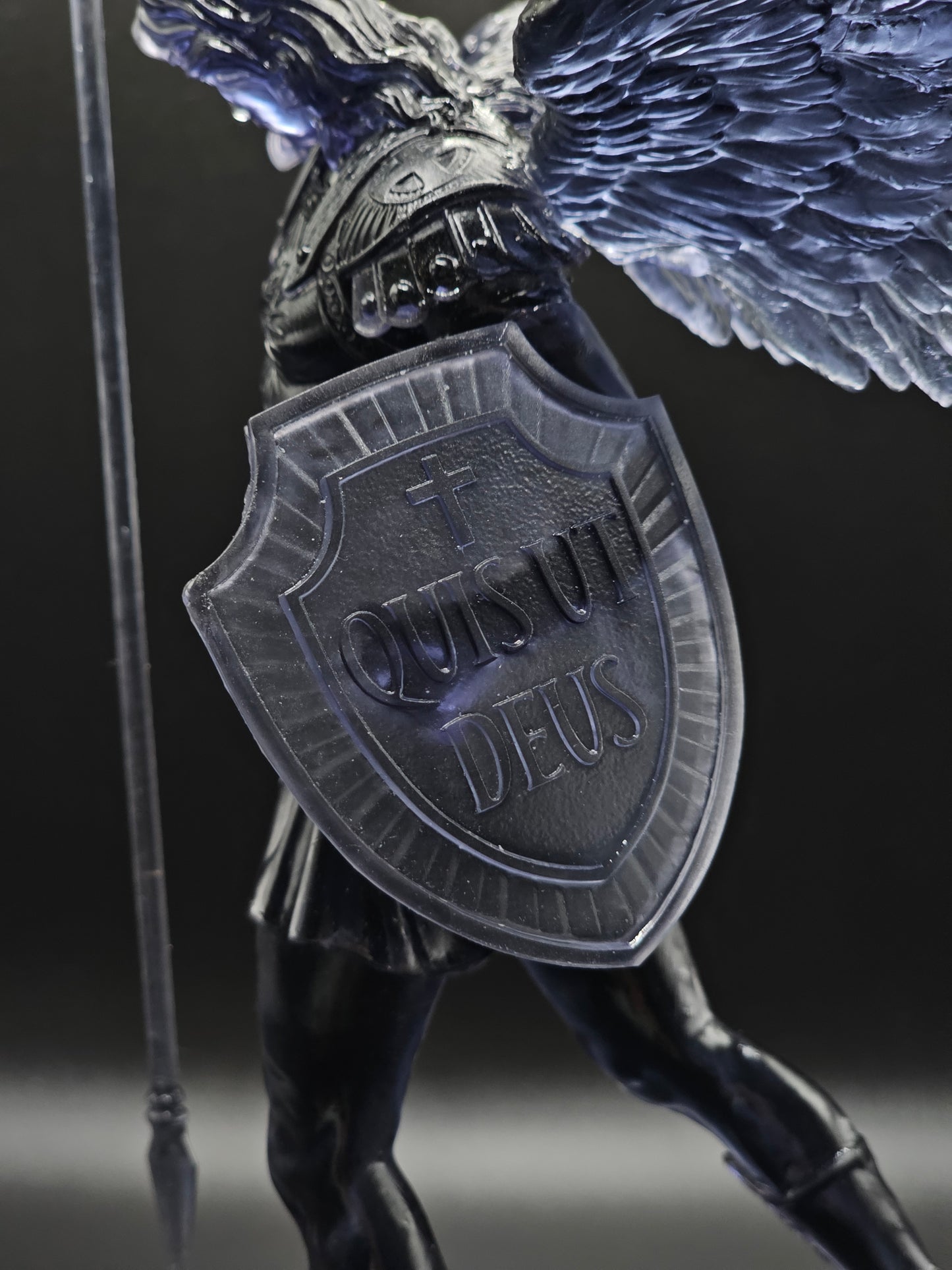 Archangel Saint Michael Black Smoke Edition