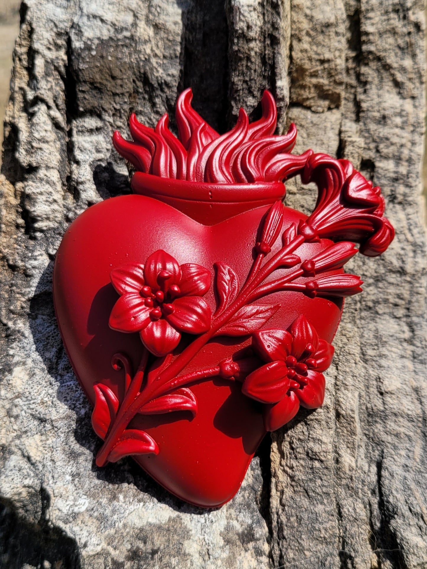 Very Chaste Heart of Joseph UNICOLOR Red