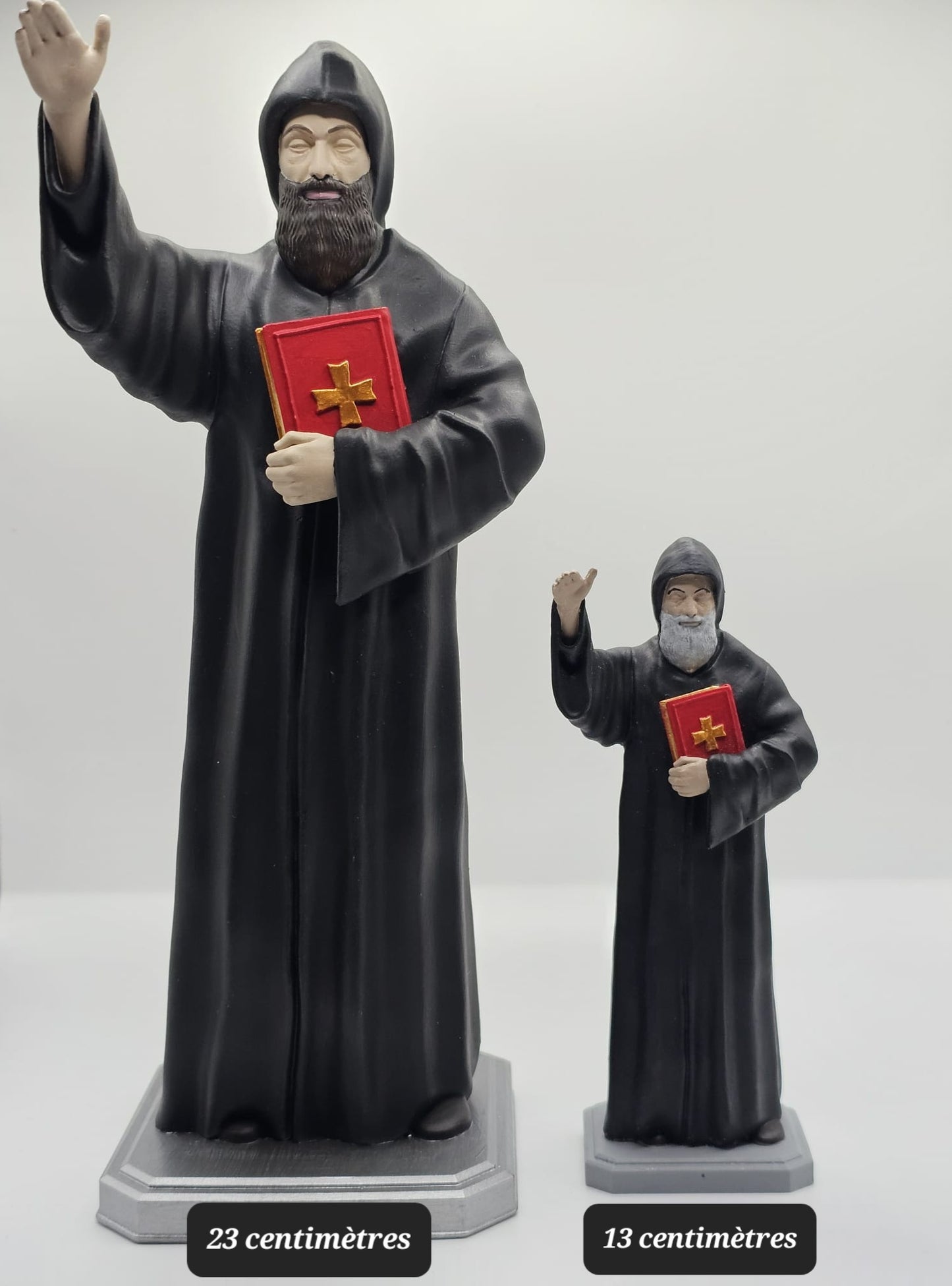 Statuette of Saint Charbel - Hand Painted