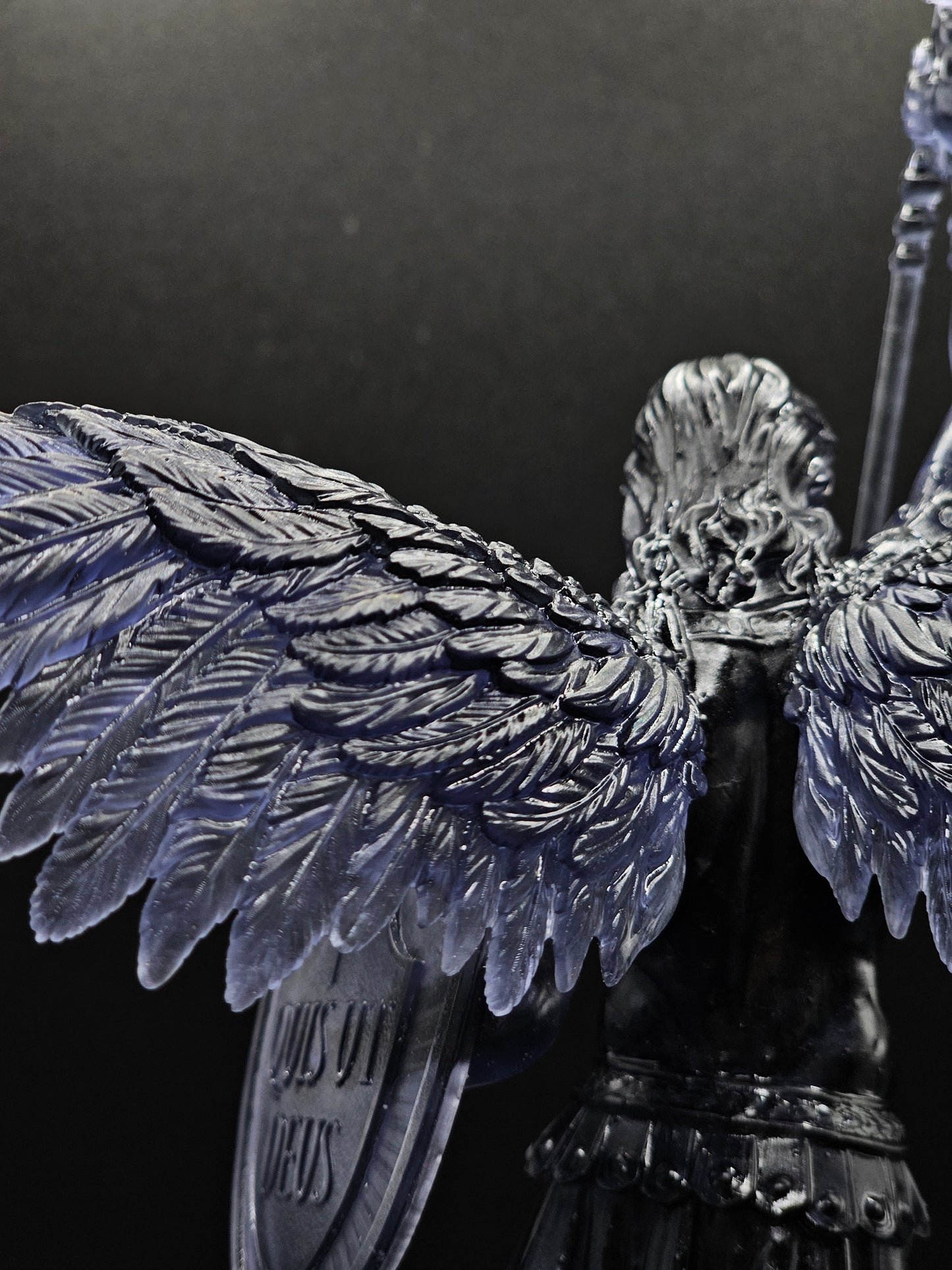 Archangel Saint Michael Black Smoke Edition