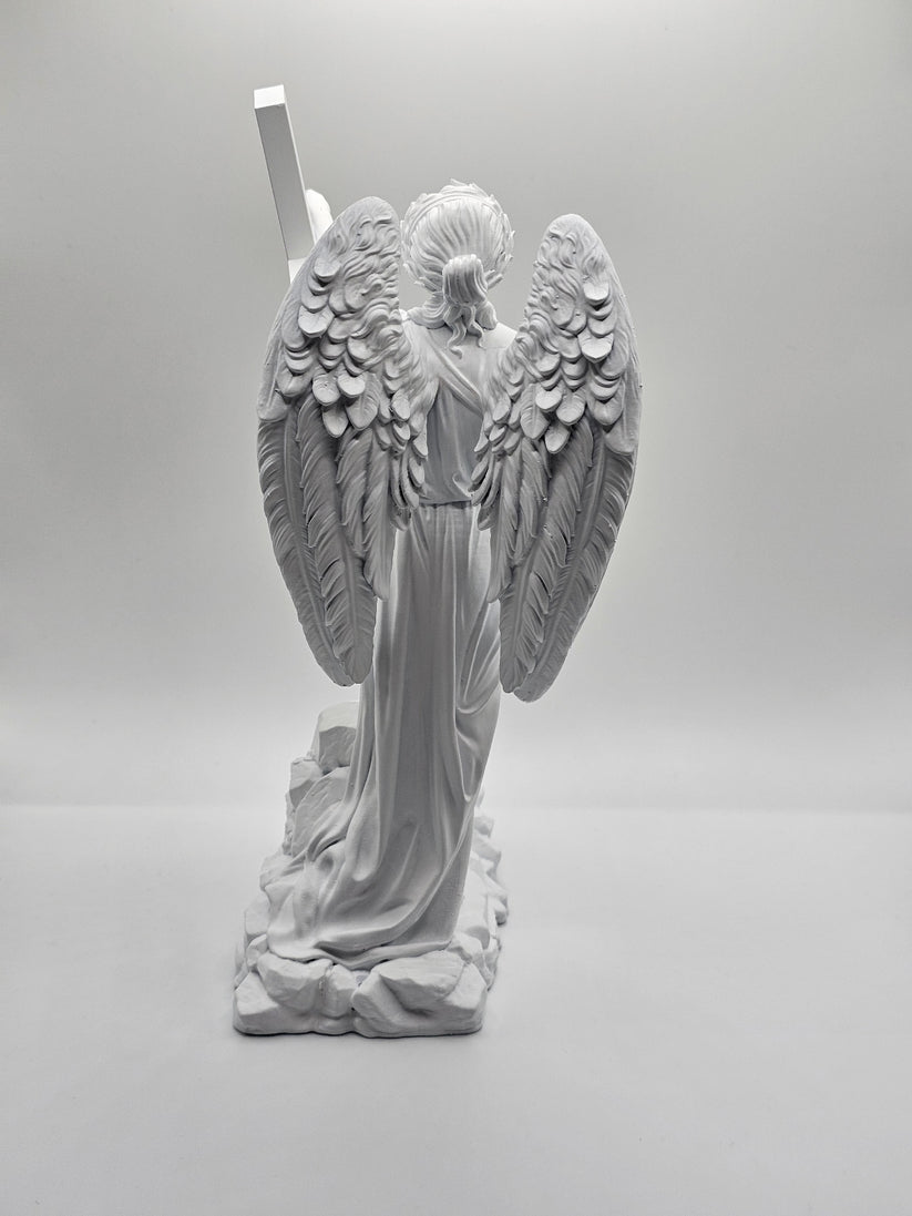 Statuette "Angel Holding the Cross"