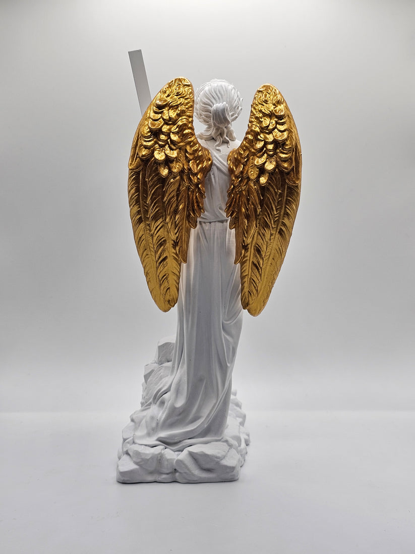Angel Holding the Cross (Gold)