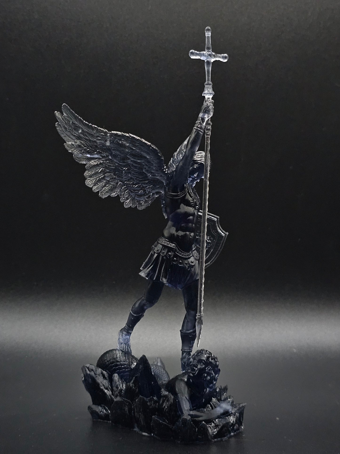 Archangel Saint Michael Black Smoke Edition