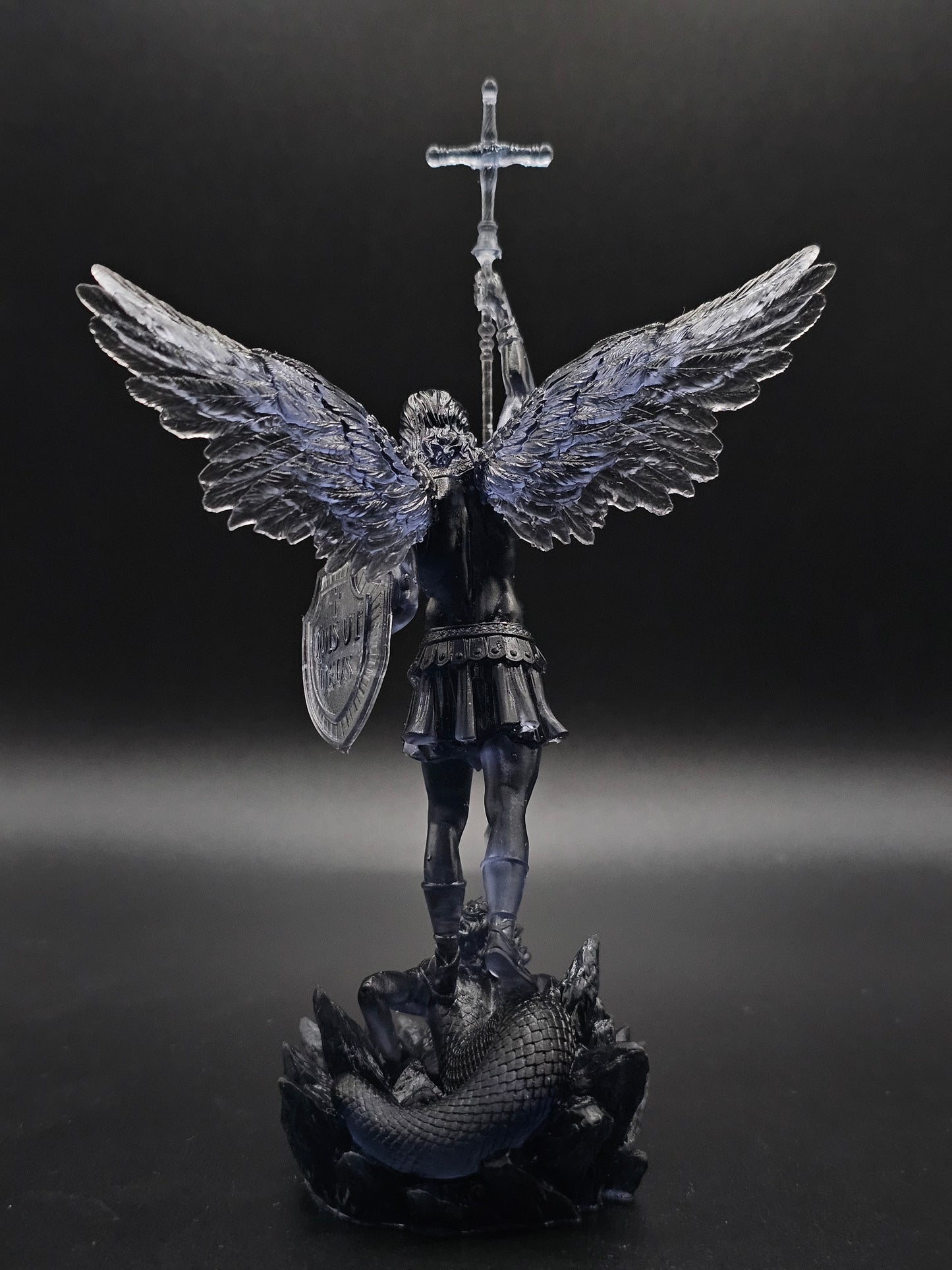 Archangel Saint Michael Black Smoke Edition