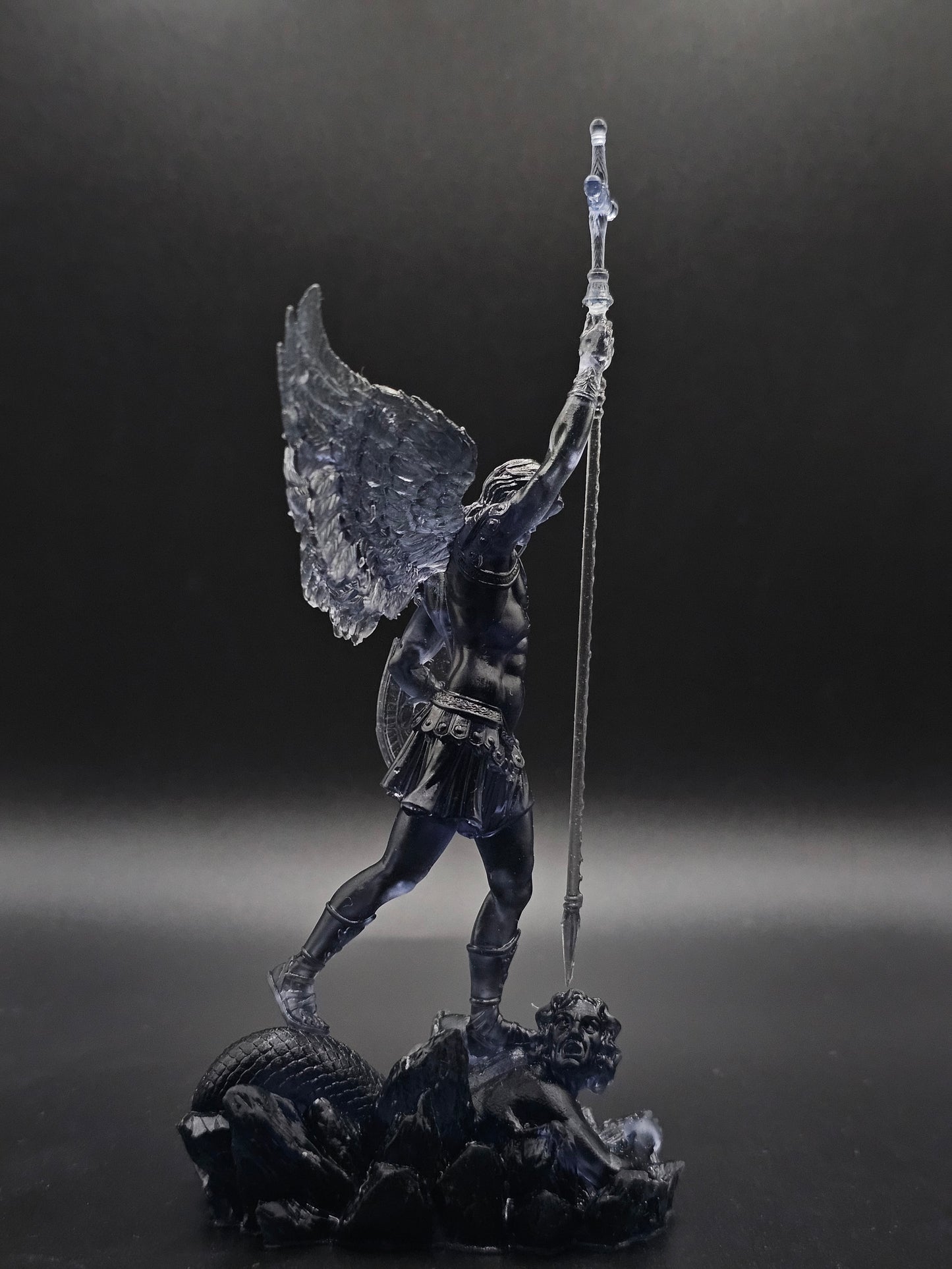 Archangel Saint Michael Black Smoke Edition