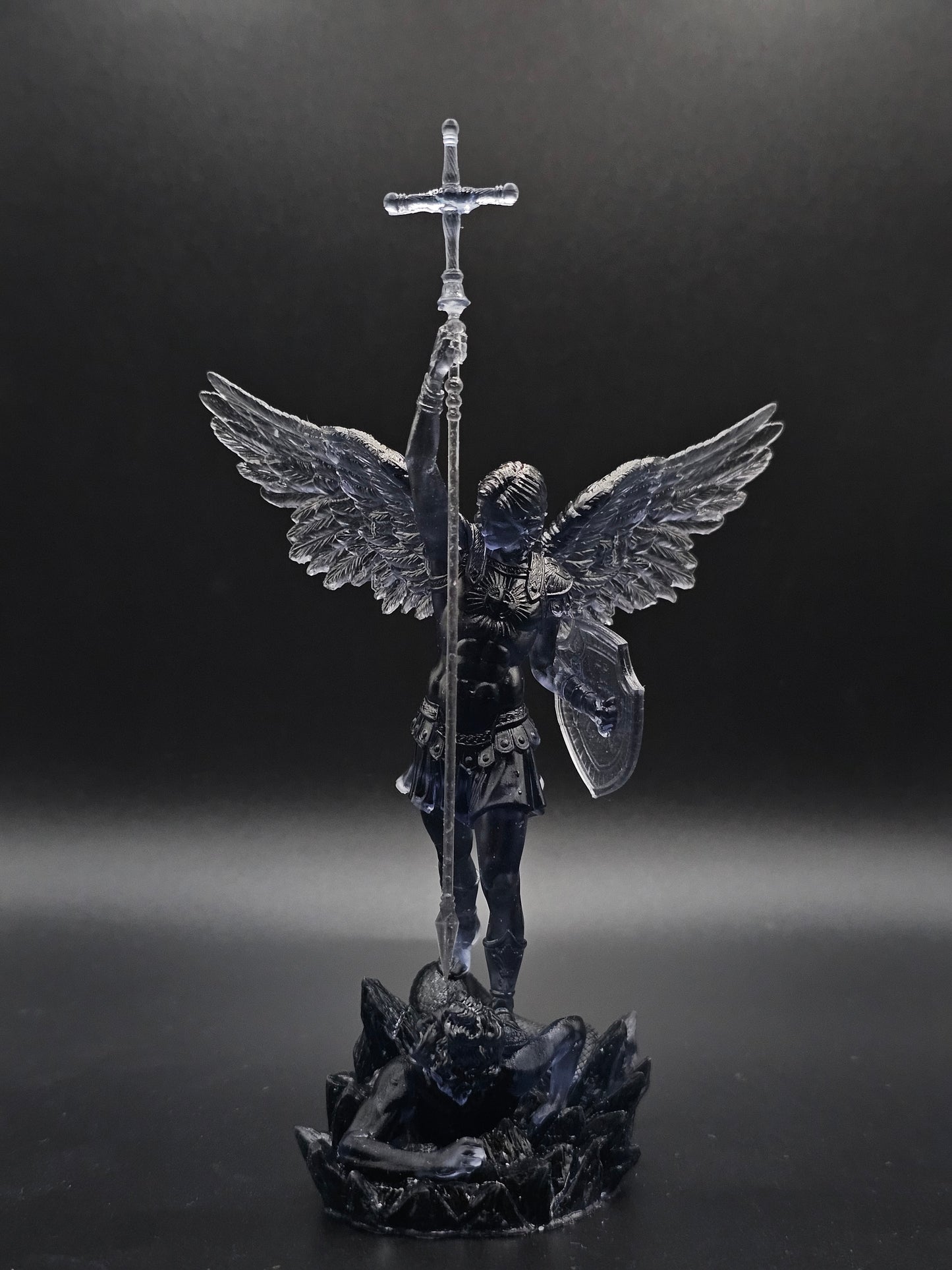 Archangel Saint Michael Black Smoke Edition