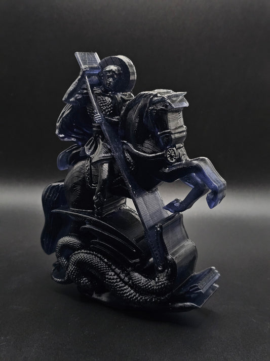 Saint George Slaying the Dragon Black Smoke Edition
