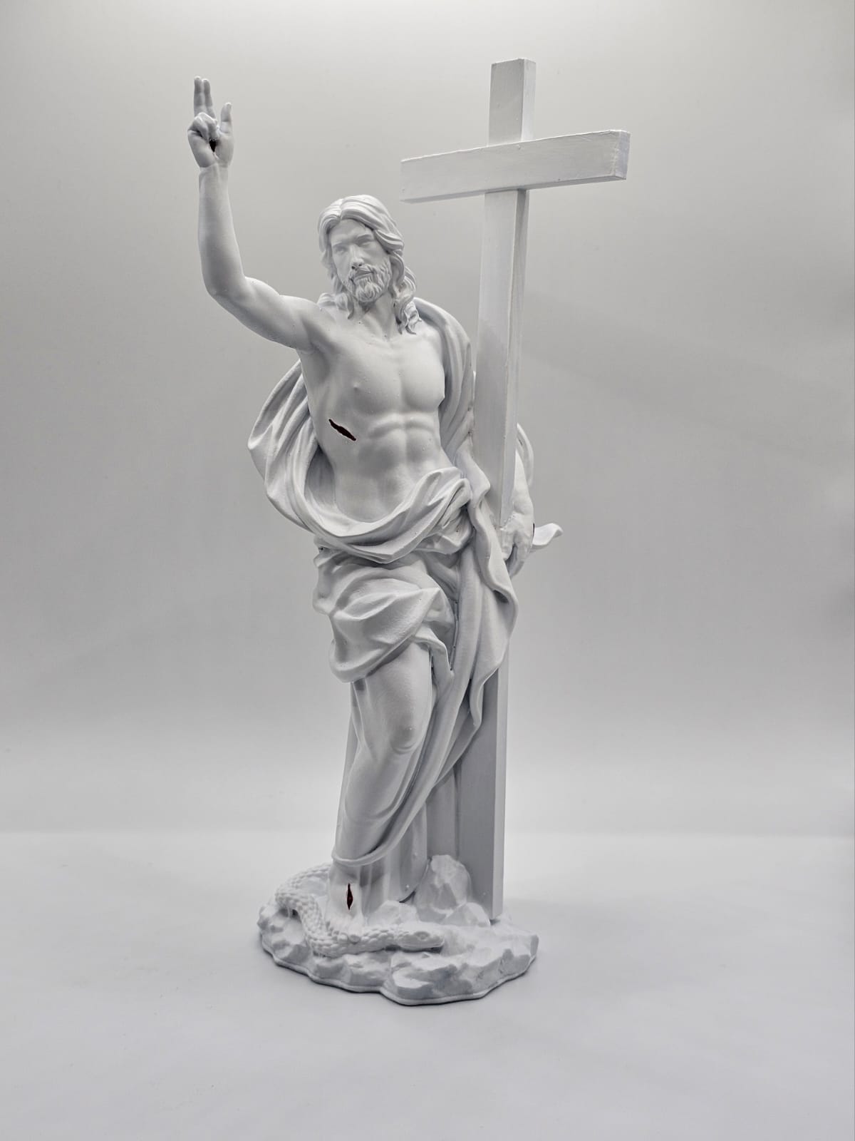 Statuette "Victory over Death" - Hand Painted