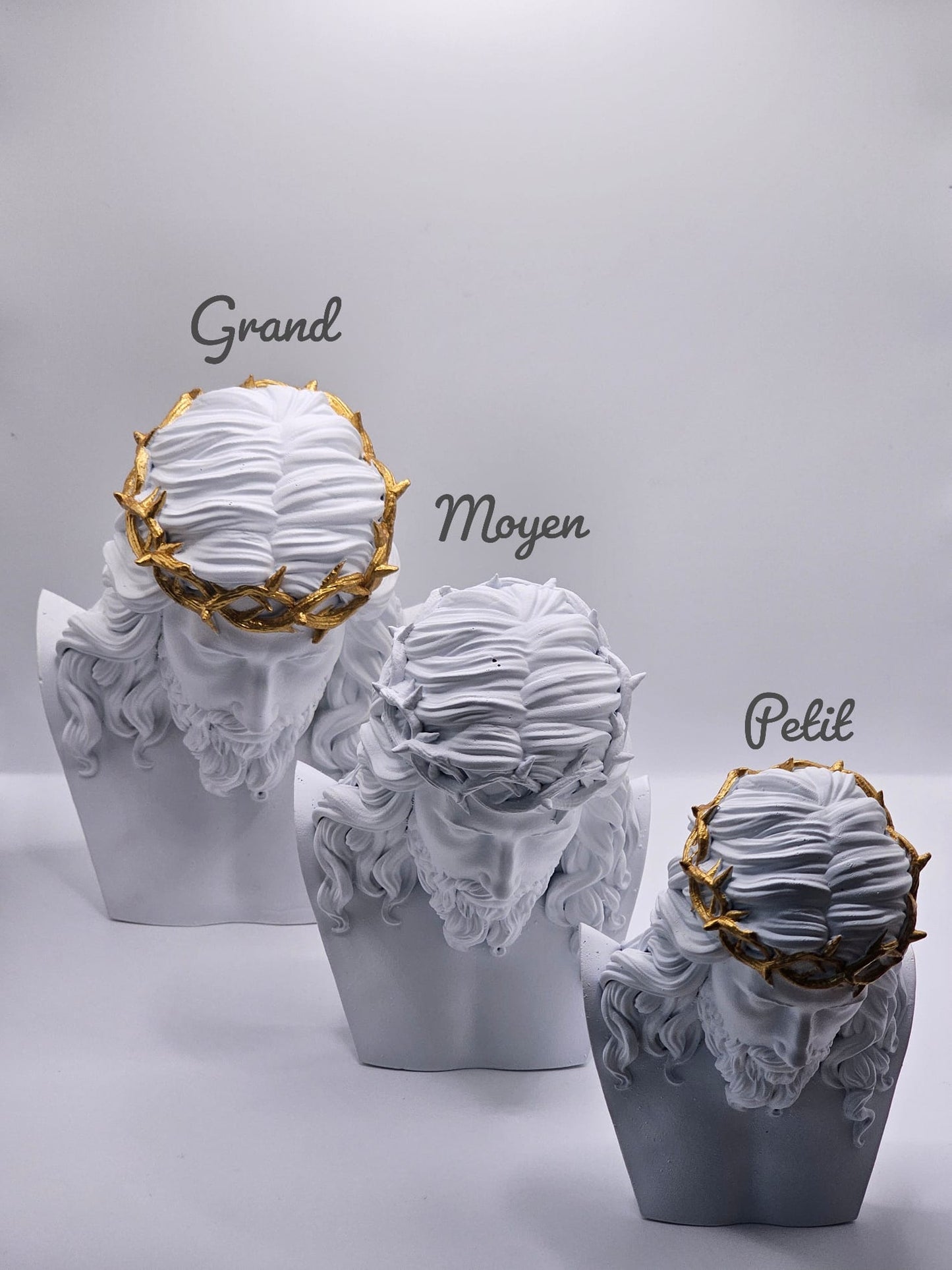 Buste de Jésus-Christ - Peint à la Main