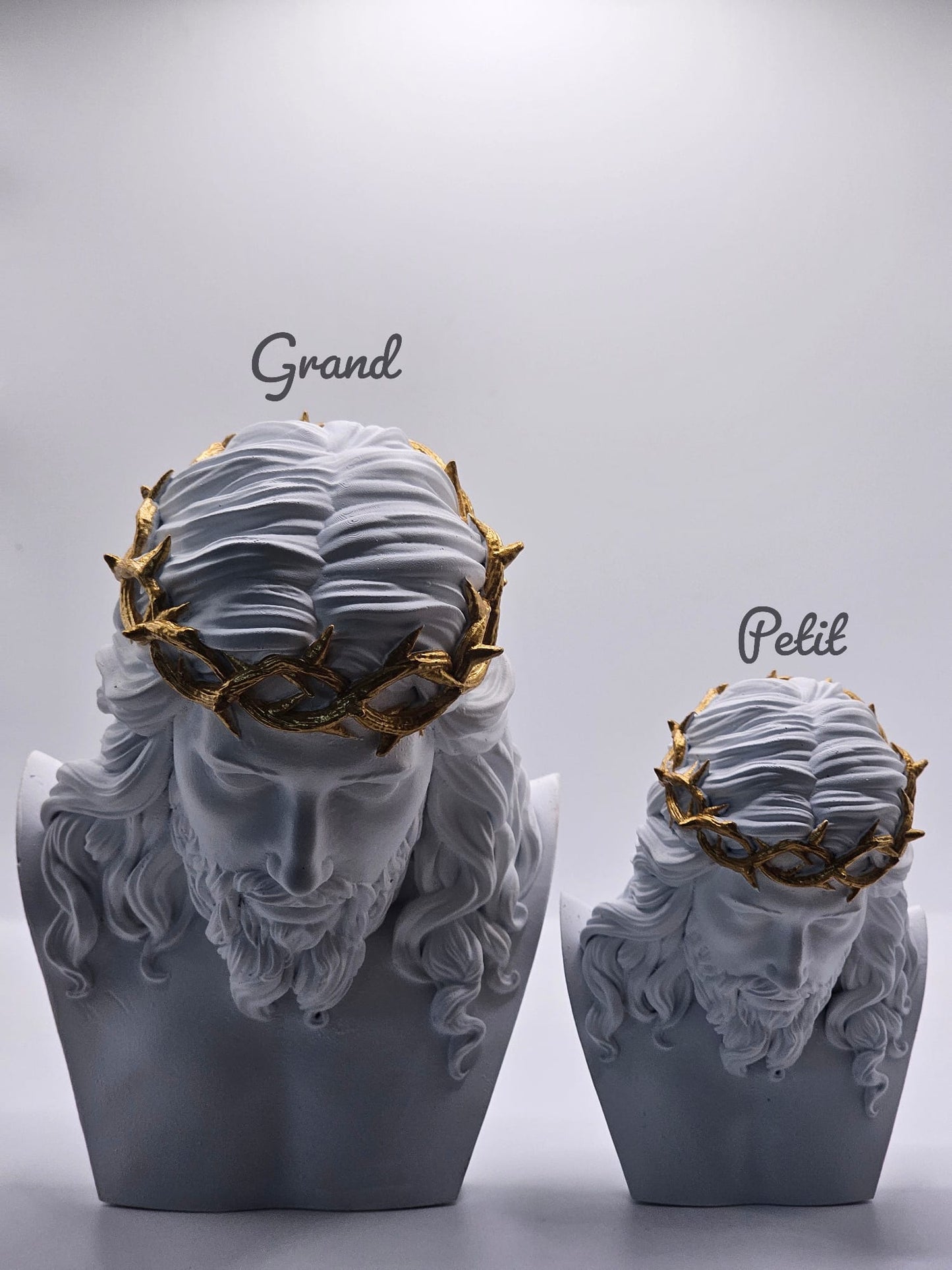 Buste de Jésus-Christ - Peint à la Main