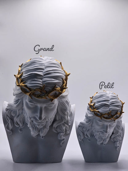 Buste de Jésus-Christ - Peint à la Main