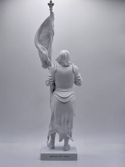 Statuette de Sainte Jeanne d'Arc - Base Minimaliste - 25 centimètres