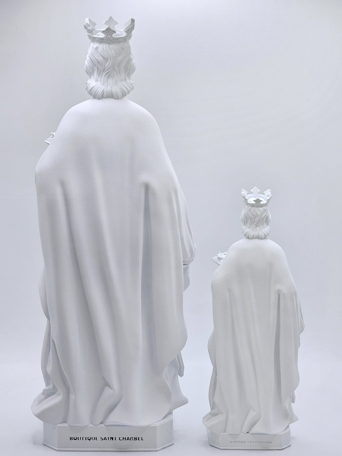 Statuette de Saint Louis - Roi de France, Peinte à la Main