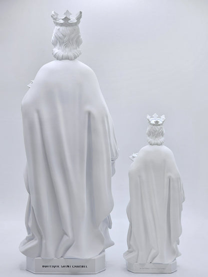 Statuette de Saint Louis - Roi de France, Peinte à la Main