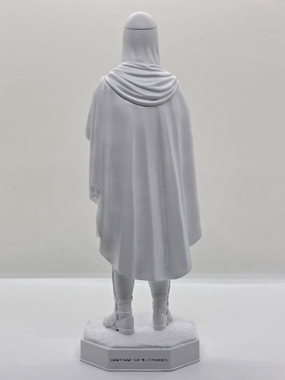 Statuette de Baudouin IV - Roi de Jérusalem - Peinte à la main