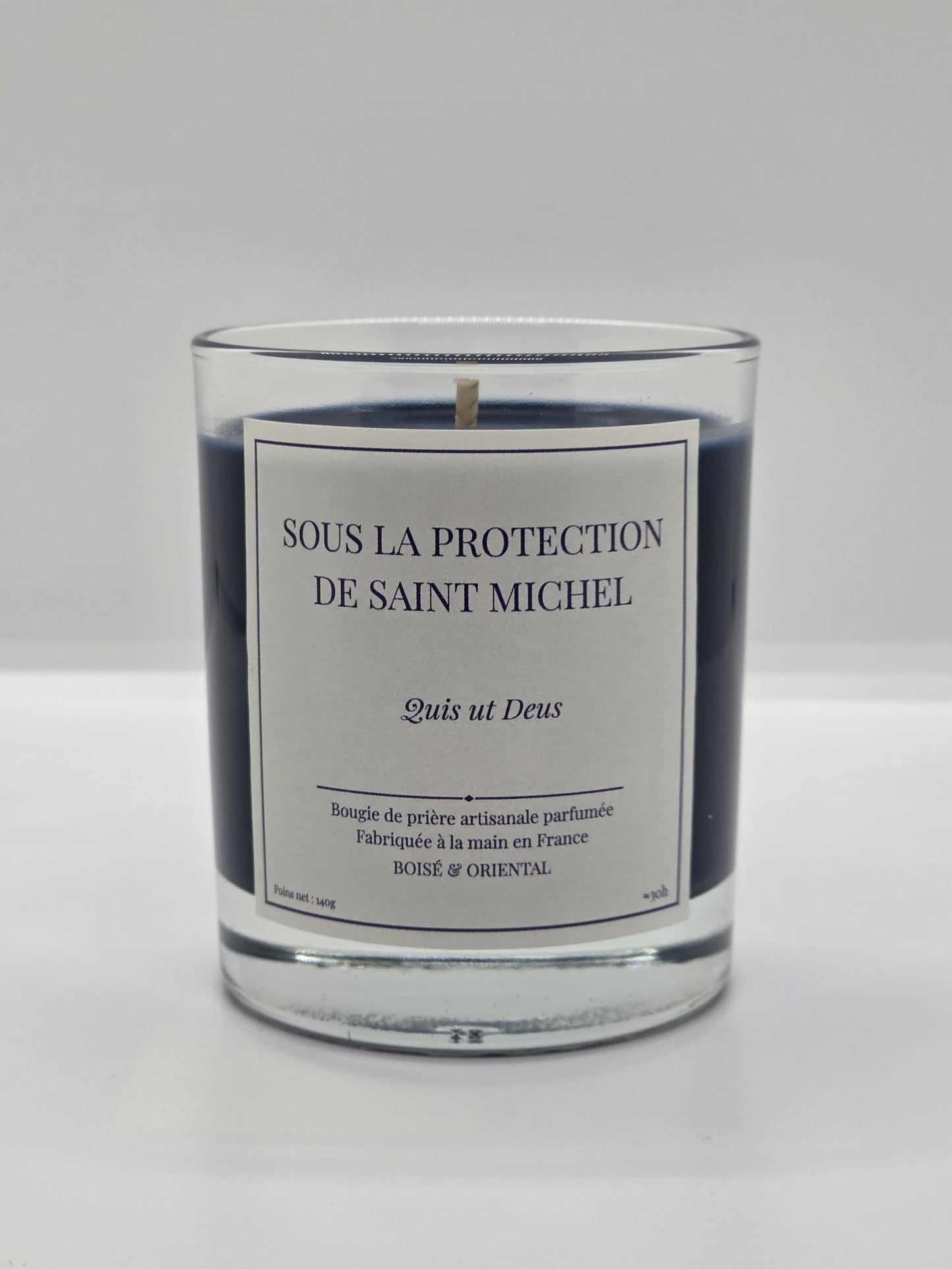 Bougie Saint Michel – parfum boisé et oriental – cire végétale 100% artisanale
