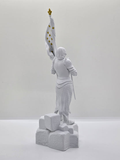 Joan of Arc Statuette - 28 cm, Painted in Color