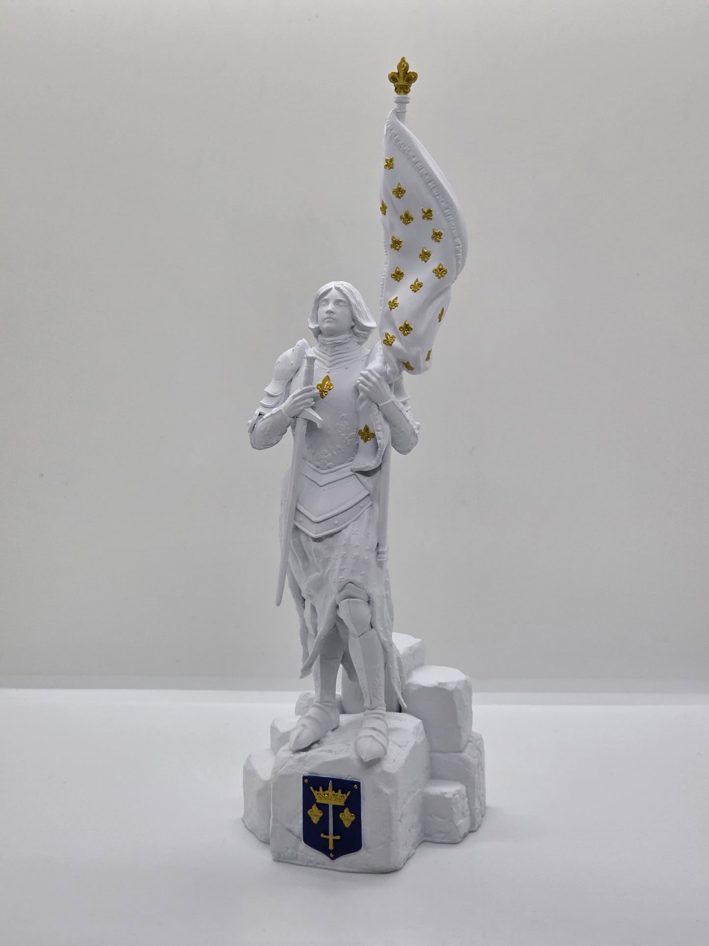 Joan of Arc Statuette - 28 cm, Painted in Color
