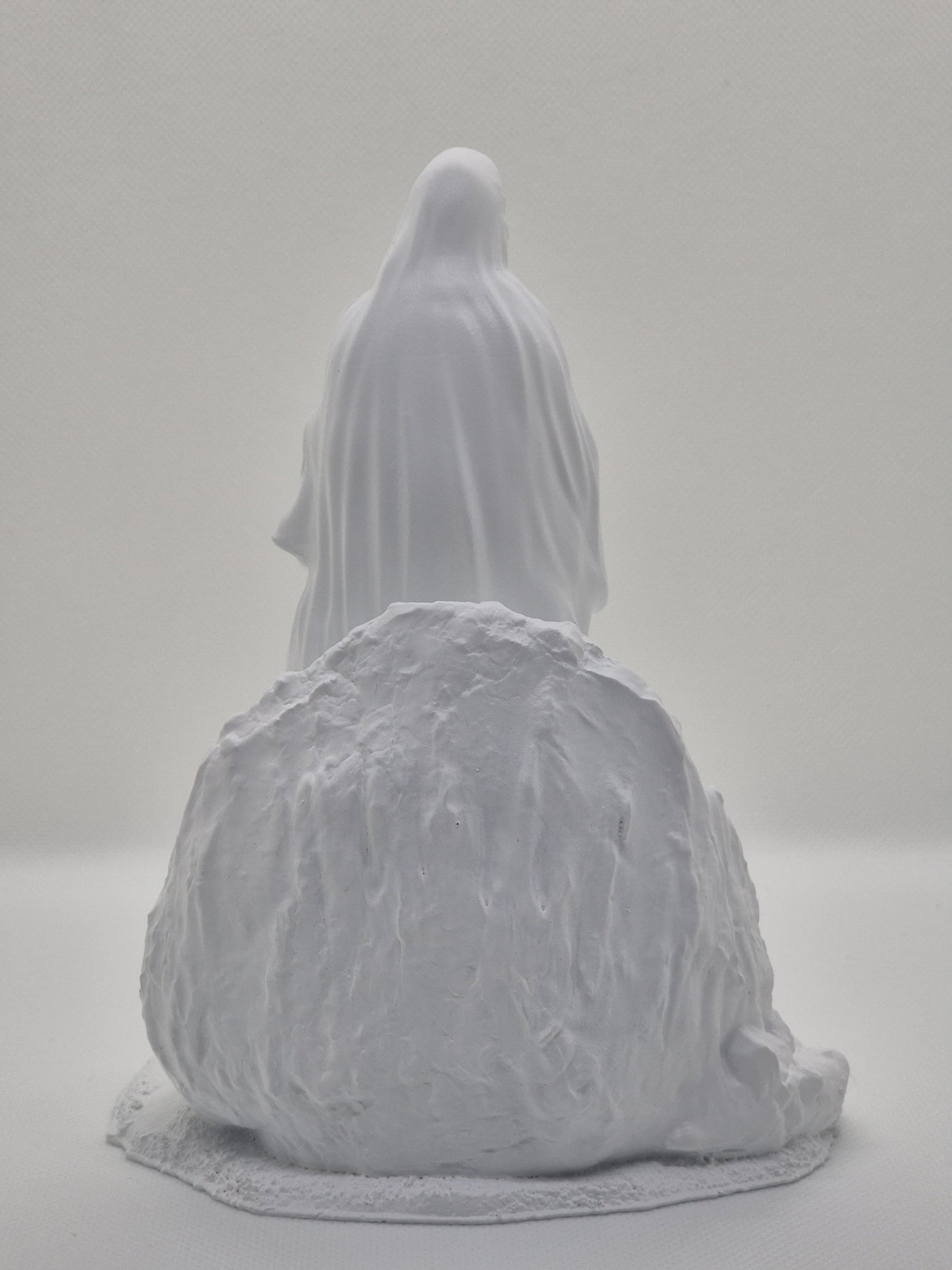 Statuette de Notre-Dame de Lourdes – Peinte à la Main