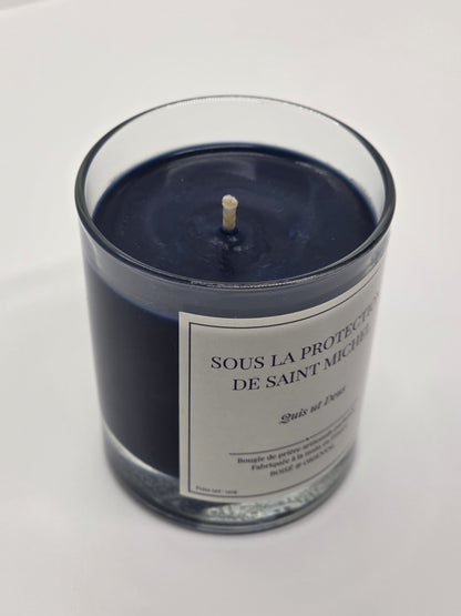 Bougie Saint Michel – parfum boisé et oriental – cire végétale 100% artisanale