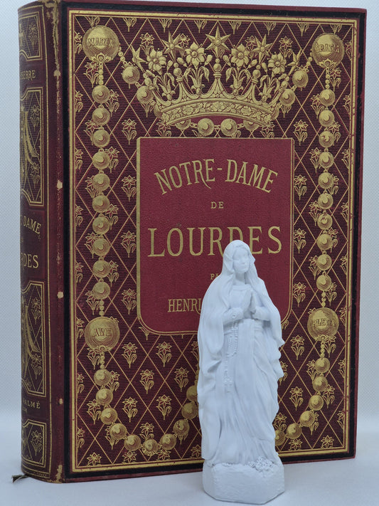 Statuette de Notre-Dame de Lourdes – Peinte à la Main