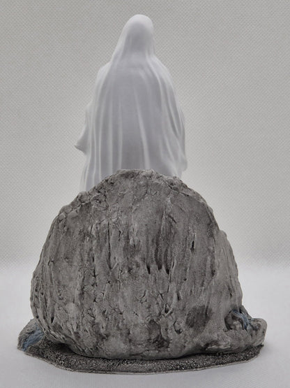 Statuette de Notre-Dame de Lourdes – Peinte à la Main
