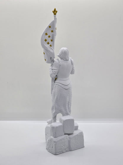 Joan of Arc Statuette - 28 cm, Painted in Color