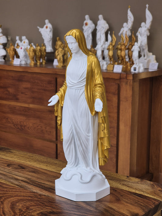 Statuette de la Vierge Miraculeuse - Peinte à la Main