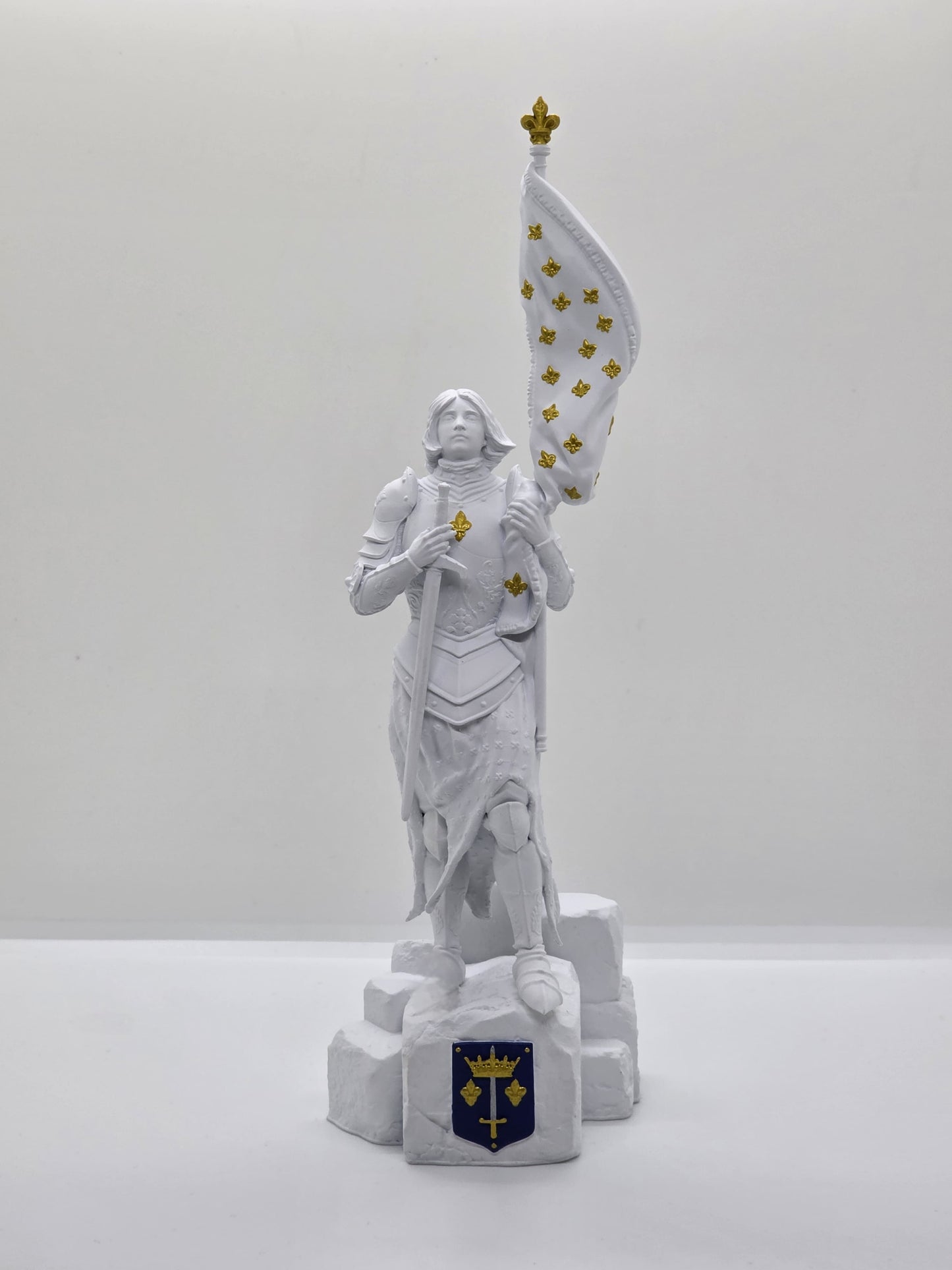 Joan of Arc Statuette - 28 cm, Painted in Color