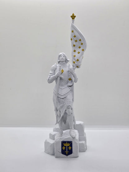 Joan of Arc Statuette - 28 cm, Painted in Color